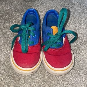 Multi colored baby vans